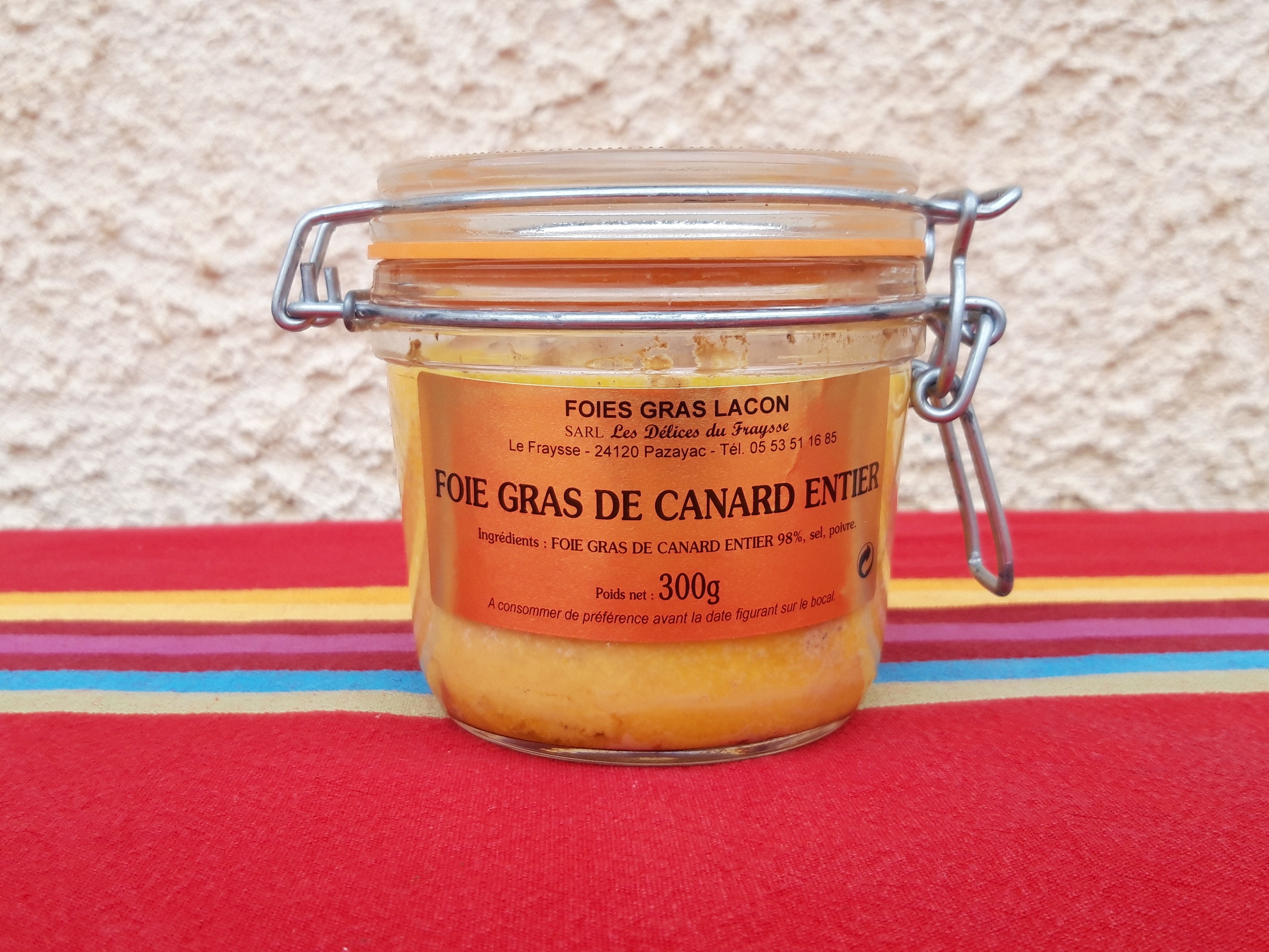 Foie gras entier frais 1ère catégorie non déveiné à poëler - Ferme